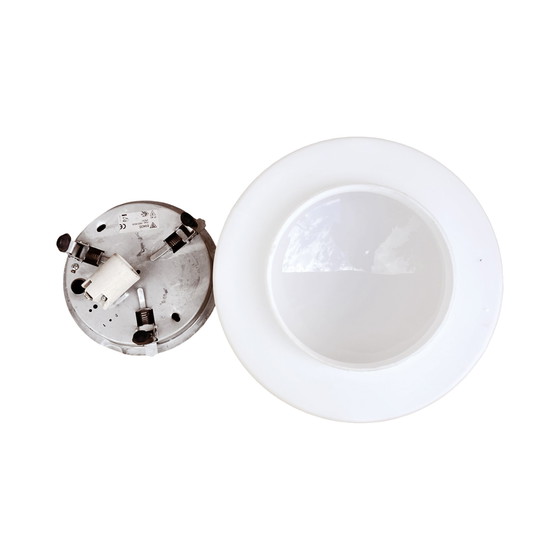 Image 1 of Plafonnier sphérique blanc HP Leuchten, Allemagne 1970