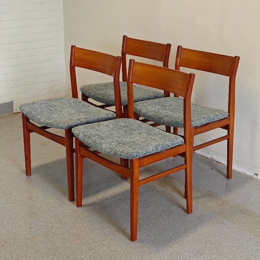 Sedie da pranzo vintage in teak Formula