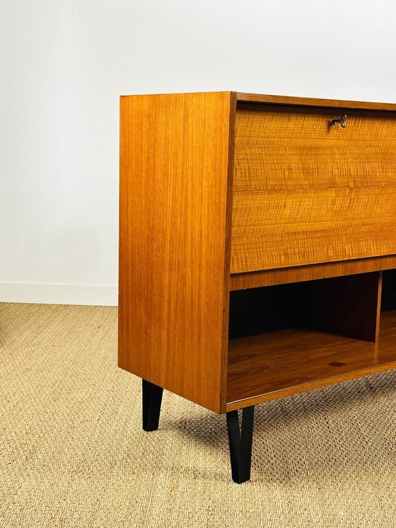 Image 1 of Enfilade haute Vintage Scandinave et teck, 1960