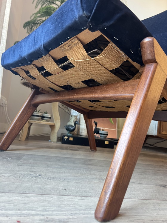 Image 1 of Poltrona loft vintage con rivestimento nuovo