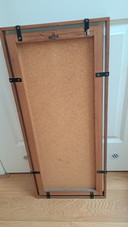 Vintage teak mirror
