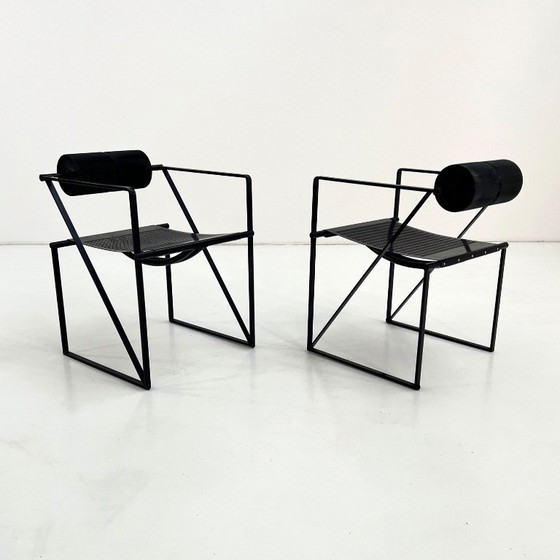 Image 1 of Silla Seconda negra de Mario Botta para Alias, década de 1980.