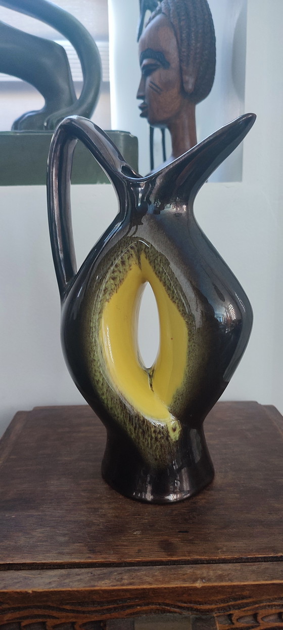 Image 1 of Vallauris keramische pot jaren 50