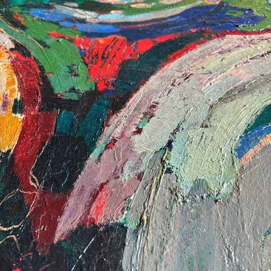 Image 1 of Mid-century abstract composition by Dutch artist Rien Goené (1929 – 2013)