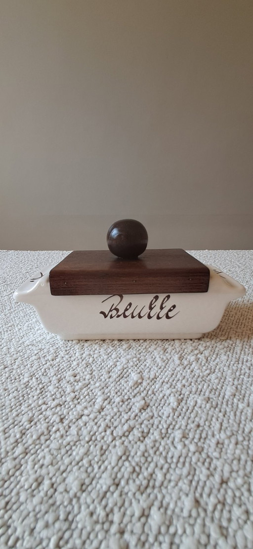 1980s Butter Dish Made in France