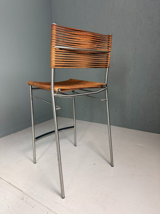 Image 1 of Tito Agnoli – Ensemble de quatre tabourets de bar « Miss B », Italie, 1997