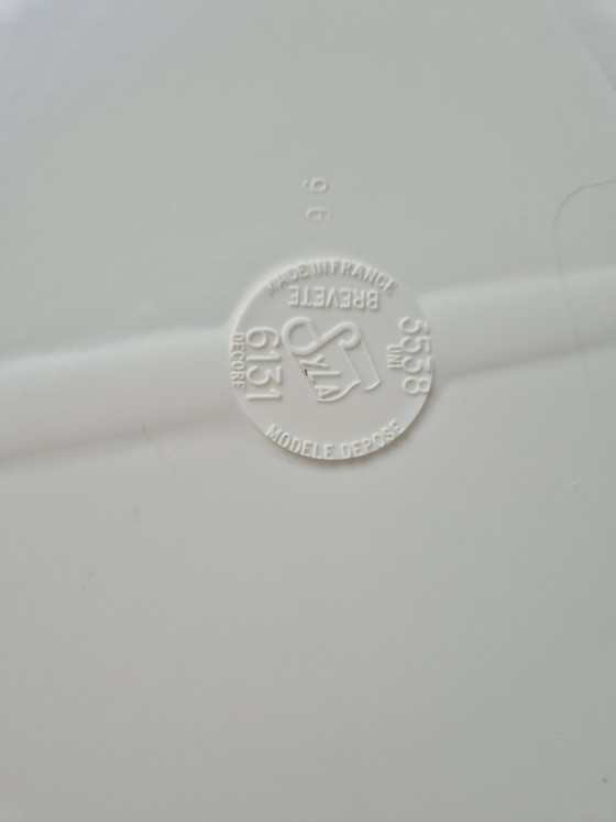 Specchio vintage in plastica da 45 cm, marca Syla – Glass (photo 6 of 8)