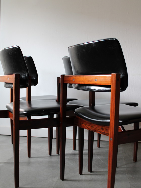 Image 1 of Chaises de salle à manger vintage hollandaises de TopForm