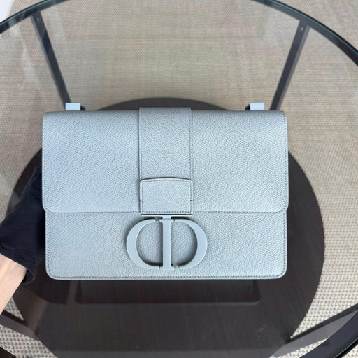 DIOR 30 MONTAIGNE - CAVIAR GRAY SO GRAY HARDWARE