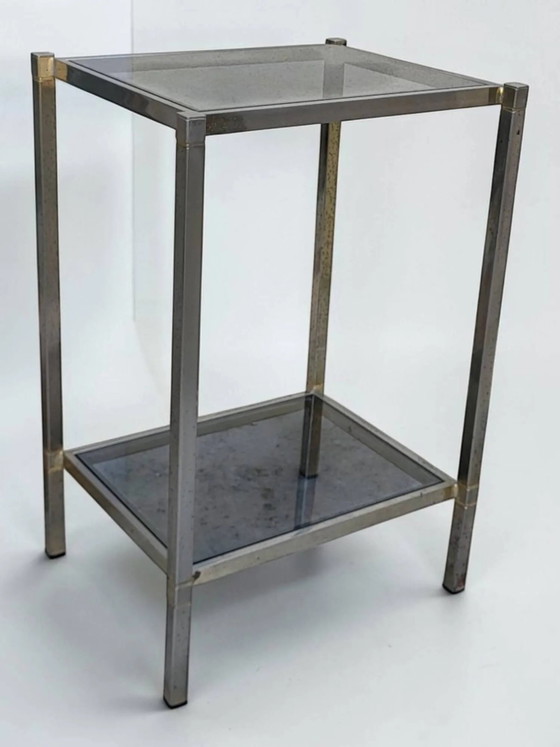Beistelltisch / Couchtisch 1970er Jahre – Beistelltische, Chrome (photo 8 of 8)