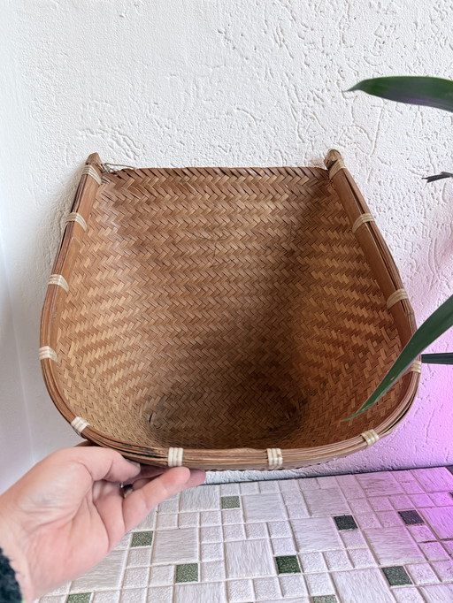 Vintage mand - Plantenhanger 