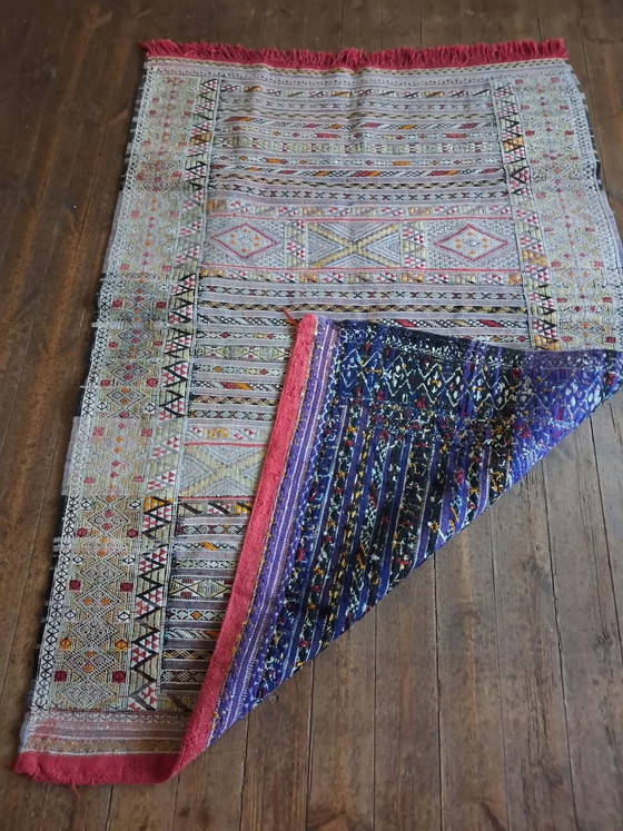 Kilim Berbero fatto a mano 180×125cm, Tappeti, Lana, Multicolore (foto 10 di 14)