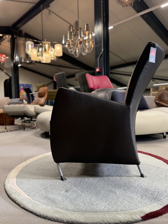 Image 1 of Afficher le modèle Montis Windy Armchair Brown Highland Leather