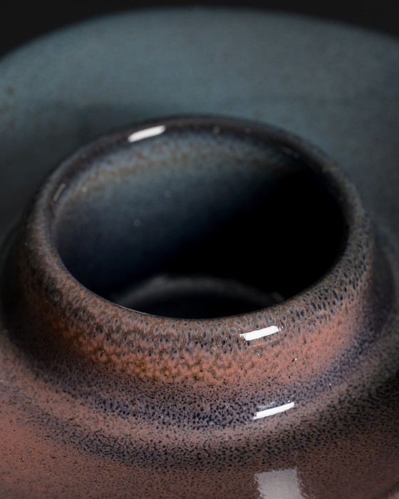 Image 1 of Original Candleholder No. 7345 by Karlsruher Majolika – Mid-Century Modern Ceramic