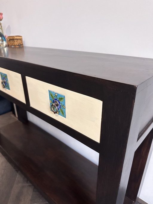 Unieke Sidetable/wandkast met lades