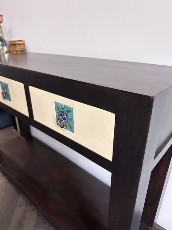 Image 1 of Unieke Sidetable/wandkast met lades