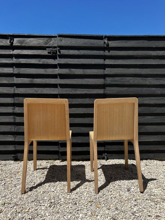 Image 1 of 2x Französische Designerstühle aus Eiche, EMEA-Kollektion von Iratzoki Lizaso