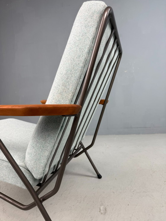 Image 1 of Koene Oberman Fauteuil Met Teak Armleuningen Voor Gelderland, 1954