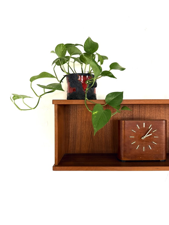 Vintage Teak Wall Shelf, 1960s – Wall cabinet, Wood (photo 7 of 12)