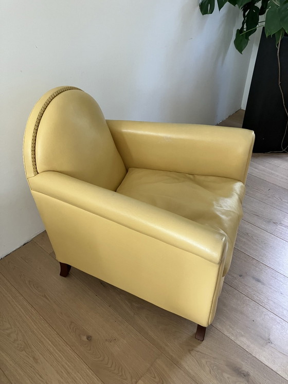 Iconic “Lyra” by Frau Poltrona, Poltrona Frau, Armchairs, Leather, Wood, Brown (photo 2 of 6)