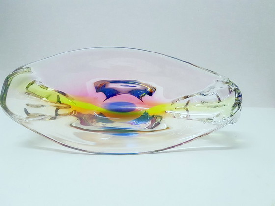 Image 1 of Bowl /Hand free blown glass / Josef Rozinek 