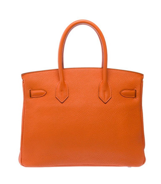 Image 1 of Zak HERMES Birkin 30 en Cuir Oranje - 103365