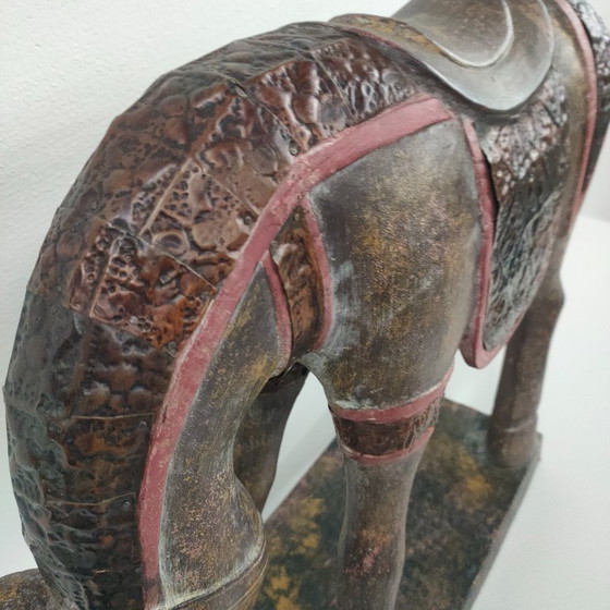 Image 1 of Cavallo decorativo color cuoio