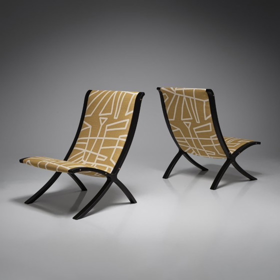 Image 1 of AX fauteuil van Peter Hvidt en Orla Mølgaard Nielsen voor Fritz Hansen, set van 2