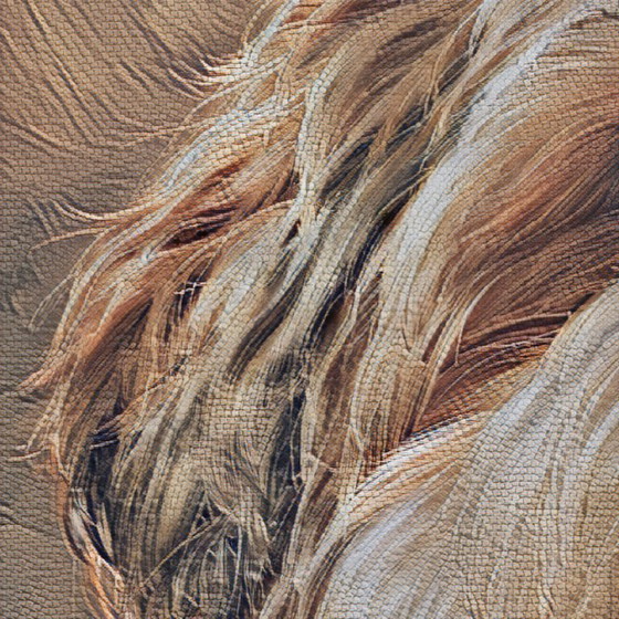 Image 1 of Shih-Tzu -2021- Elena Vittori- Heritage Fresco Style- Hahnemühle on Dibond -75 x 100 cm