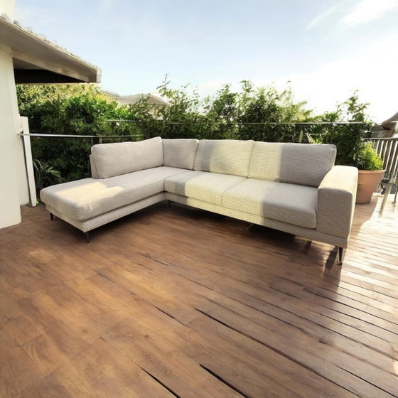 Image 1 of Moderne Hoekbank met Longchair (compleet gerenoveerd)