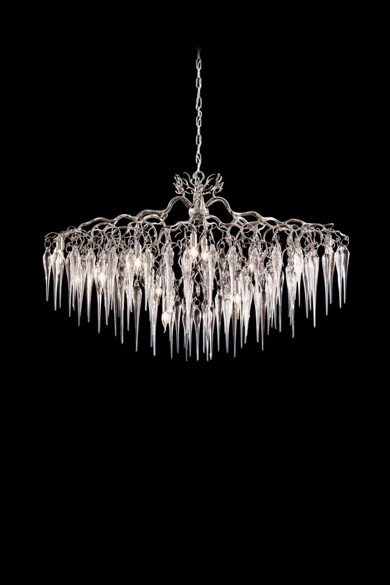 Image 1 of Lampadario ovale di marca Egmond Hollywood Glass Icicles
