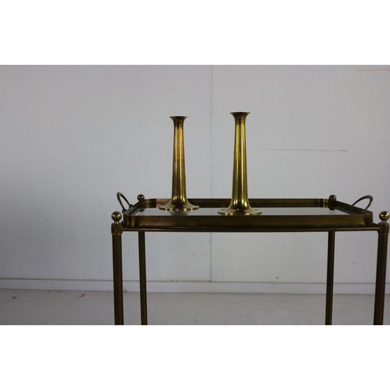 Image 1 of Pair of vintage brass candle holders by Hans Bølling for Torben Orskov, Denmark