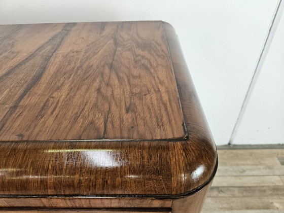 1940s Art Decò walnut chest of drawers, Wood, Brown, Klassiek (photo 8 of 24)