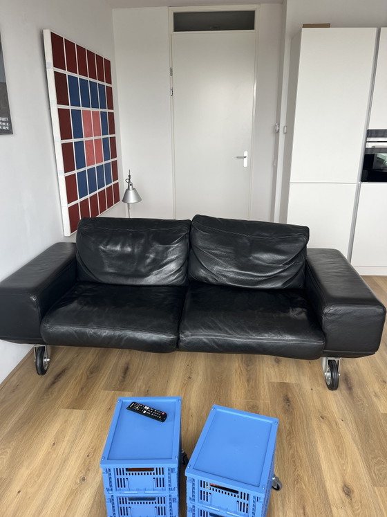 Image 1 of Molinari Leather Sofa 