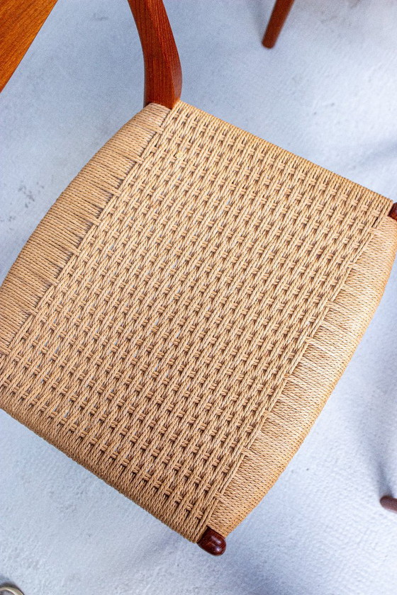 4 sedie Arne Wahl Iversen in teak, design danese, metà secolo, anni '60 – Glyngore Stolefabrik (photo 16 of 18)