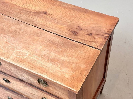 Antike klassizistische Kommode mit drei Schubladen, frühes 20. Jahrhundert – Kommoden, Wood, Vintage (photo 15 of 16)
