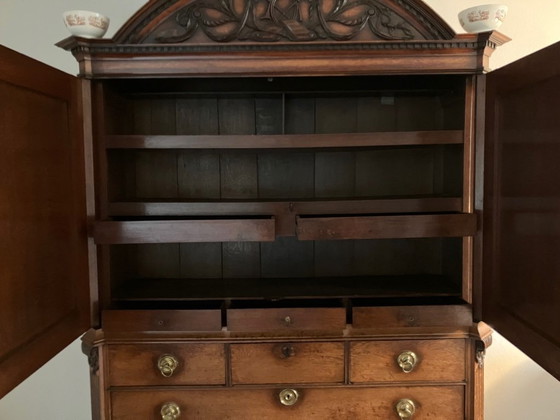 Image 1 of Antique Drenthe cabinet in perfect condition