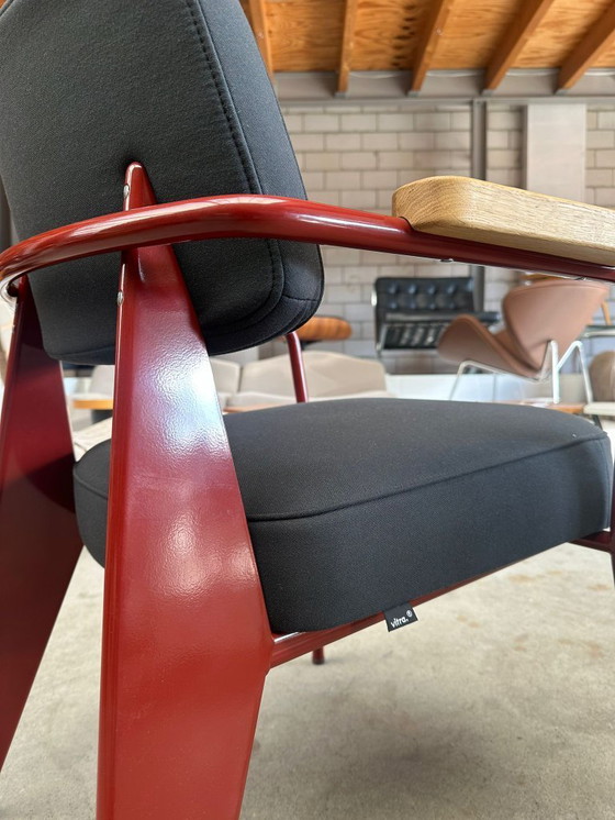 Image 1 of Chaise Vitra Fauteuil Direction de Jean Prouvé (plus en stock)