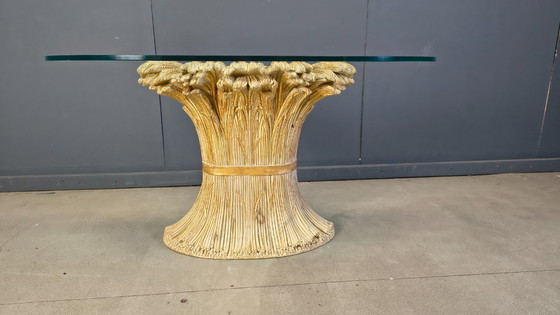 Image 1 of Consola con forma de gavilla de trigo, de Franco Chelini, década de 1970.