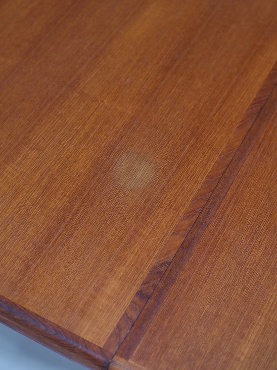 Image 1 of Round Dining Table Extendable Gudme Teak Danish
