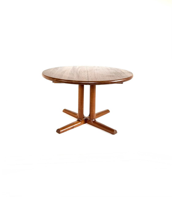 Image 1 of Vintage XL extendable teak dining table, Dyrlund ‘70