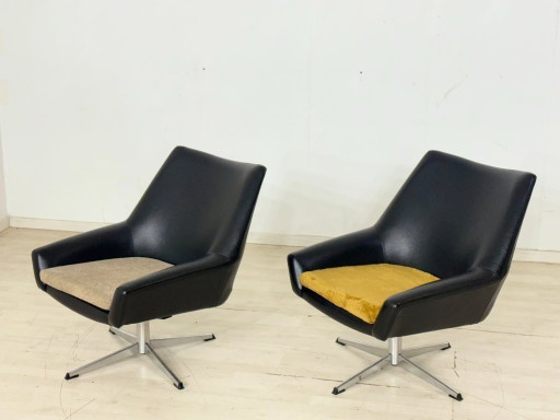 Draaistoel uit het midden van de 20e eeuw / Vintage designklassieker uit de jaren 60 / Fauteuil