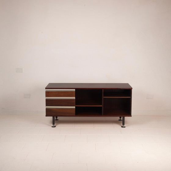 Low cabinet Pitagora by Renato Venturi and Ennio Fazioli for MIM, 1960 – MIM Roma, Metal, Mid Century Modern (photo 9 of 26)
