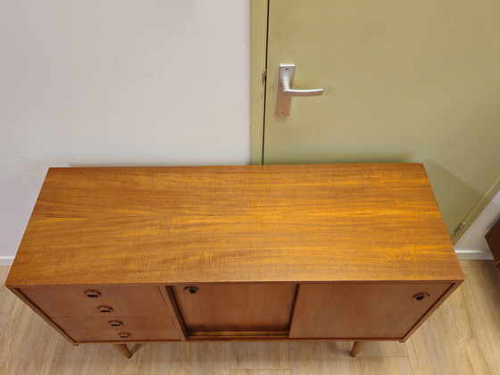 Image 1 of Vintage Teak Sideboard Chest of Drawers Dresser Cupboard Cupboard