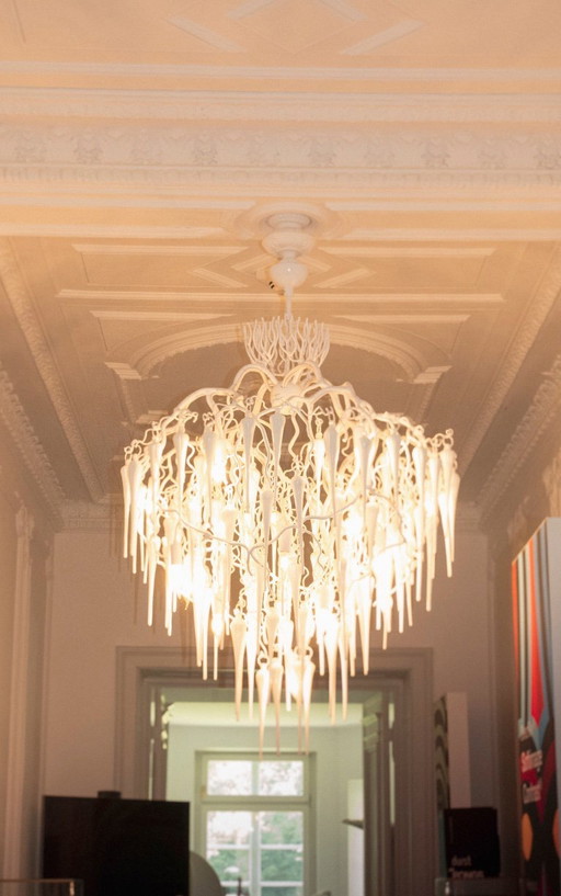 Lampadario in vetro Hollywood di Brand van Egmond