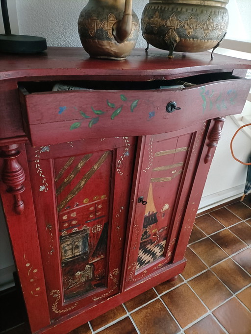 vaisselier unique de 1950 par Van der Linden