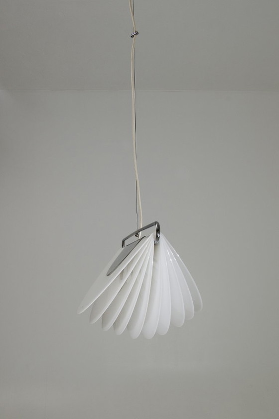 Spicchio Pendant Lamp - Ermanno Lampa & Sergio Brazzoli – iGuzzini, Plastic, Metal, Vintage (photo 15 of 18)
