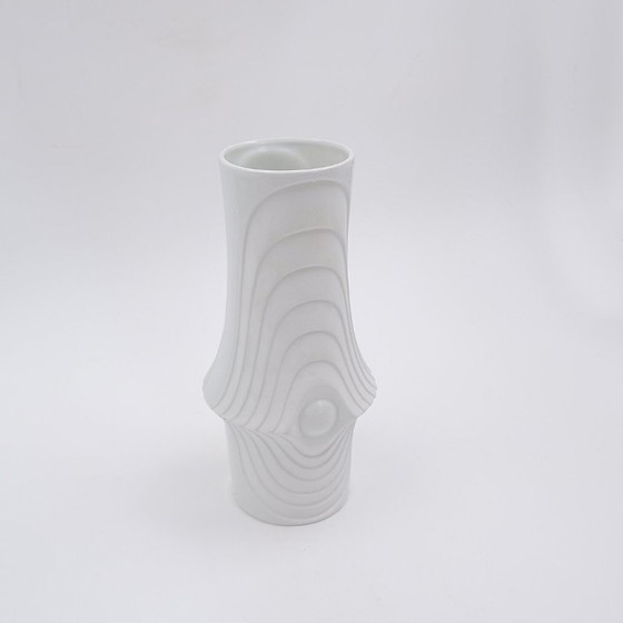 Image 1 of Op Art porcelain vase by Royal Bavaria KPM, Germany, 1970s