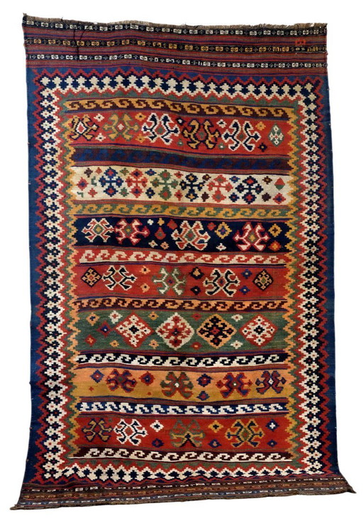 Kelim dei nomadi Qashqai, 80 anni.