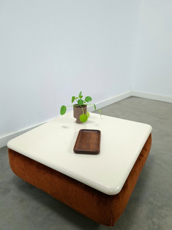 Image 1 of Fluffy Space Age coffee table vintage